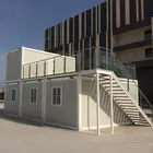 Construction Site 20Ft Flat Pack Indonesia Modular Container Office Showroom Container Office Kiosk For Sale