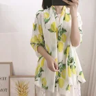 New fashion scarves shawls Cotton Blends Leaf printed hijab scarf muslim headscarf women scarf