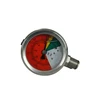 Factory Price 50mm 2" Full Stainless Steel Three Colours Oil Filled Vacuum Pressure Gauge