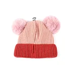 Hat Rabbit Fur Winter Hats Cute Baby Hat Rabbit Fur Material Kids Knitted Beanie Autumn Winter Hats