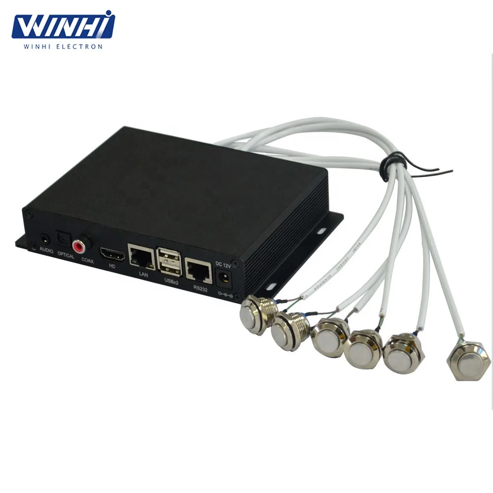 Full HD push button in negozio RS232 funzione pu&ograve; oem video lettore multimediale di pubblicit&agrave; - ANKUX Tech Co., Ltd