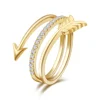 925 Sterling Silver Jewelry Custom Wedding Finger Rings For Women