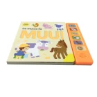 2019 wholesale custom baby animal sound story book printing for children