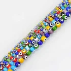 Wholesale Round Lampwork Glass Evil - Eye Lampwork Bead Turkish Blue Eye Beads Mixed For Jewelry Making