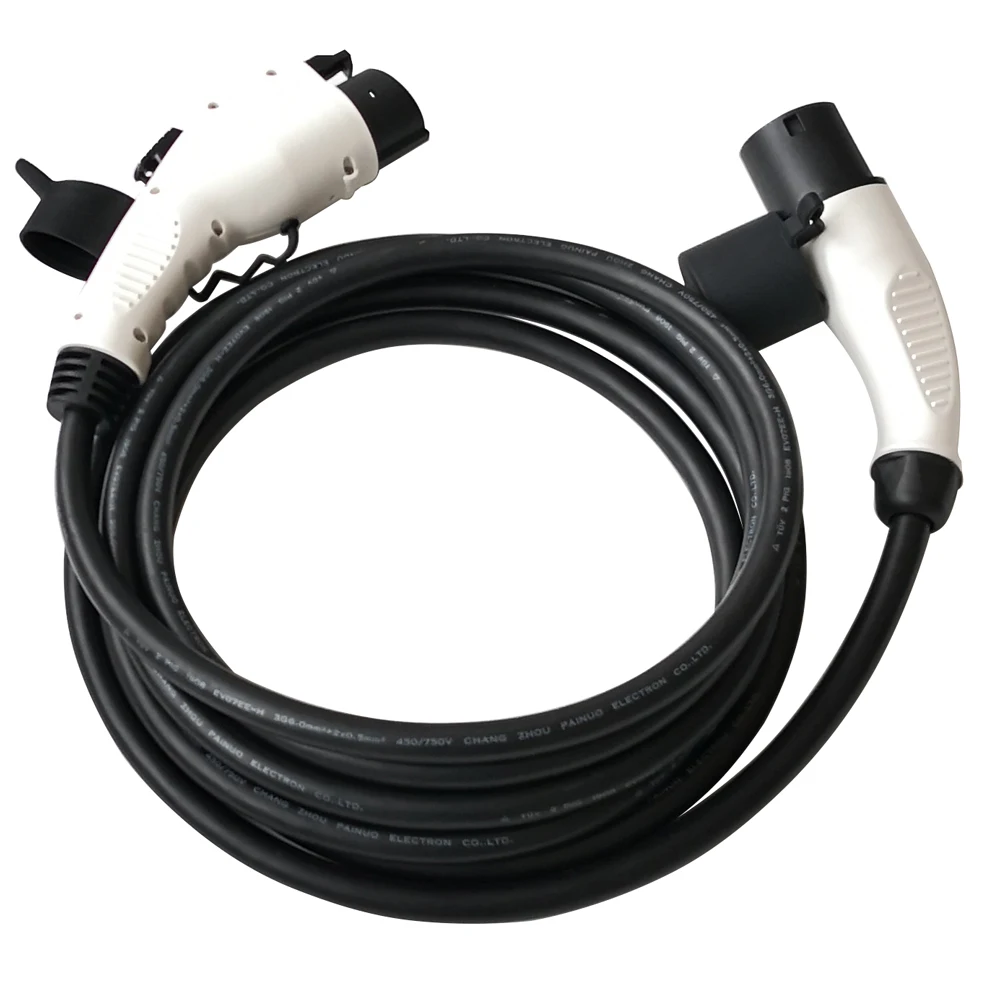 Duosida 32A ev adapter SAE J1772 zu IEC62196 ev stecker für elektrische fahrzeug lade Typ 1 zu Typ 2 ev ladekabel