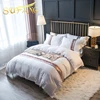 2019 hot sales luxury bedding comforter sets 300TC 100% Cotton Soft Bedding Set for Hotel/sweet home