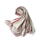 heavy scarf woman scarf custom plain ladies scarf