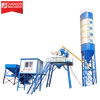 fully automatic skip hopper Concrete Batching Plant in one meter one cubic plant