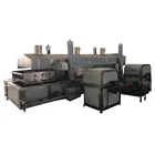 Continuous Potato Chips Snacks Deep Fryer