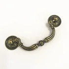 Hot sale classical antique brass zinc drawer cabinet door handle knob