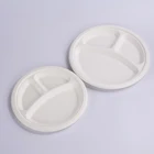 durable bagasse cake square plate with good material