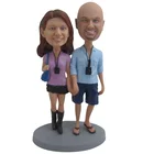 customized bobble head base on photo souvenir gift for wedding souvenir wedding return gift