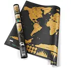 new designed world design custom travel scratch off map
