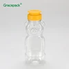 Food grade 12 oz pet plastic honey bottle, teddy bear honey bottle
