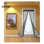 Hot sell hands-free Magnetic mesh door curtain fly screen