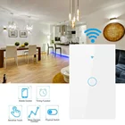 ODM/OEM 1/2/3 4 Gang US /AU size smart life app alexa and Google home work electric wall home wifi smart switch