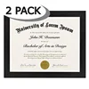 2 Pack - 8.5x11 Document Frames A4 - Made to Display Certificates, Documents, and Standard Papers
