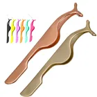 New Beauty Package Custom Logo Rose Gold Eye Lash Applicator