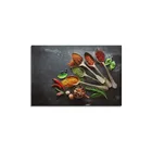 Canvas Wall Art frames Printing spoon with food seasoning Picture framed for Home Decoration Artwork