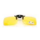 LJ03 Vintage cool polarized lens clip-on nose fashion style NIGHT VISION flip up sunglasses 2019