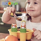 Jolin Eat4Fun DUOs Stainless Steel Kids cutlery new design kids cutlery set