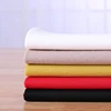 Pure color textiles stretch tricot plain dyed cotton knitted fabric for t shirts