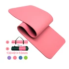 130cm Amazon custom label High Density natural rubber NBR yogamatte yoga mat pad