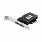 New arrival PCI-E To 2 port SATA 3.0 & 2 port esata PCIE SATA3 Expansion riser Card PCI Express Adapter