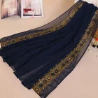 dubai wholesale shimmer pleated pearl viscose scarf women hijab