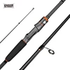 Fortitude Keel 3 Wholesale 2 pieces Carbon Content 99% Carbon Fiber Bass Rod Spinning/Casting Fishing Rod