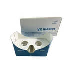 Goggle cardboard vr 2 glasses 2.0+ plus v2 3d headset glasses with custom printing