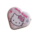 Cheap gift metal Empty heart shape custom tin box for sale