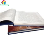 high quality fabric cover hardback photo book printing with dust jacket