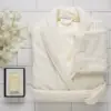 100%Polyester Brushed Microfiber Towel Quick Dry Polar Fleece Women/Men Bath Robes