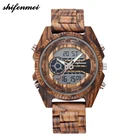 China Manufacture Factory Price Aliexpress Hot Selling Fashion Bamboo Digital Watch Electronic Wood Watches Men