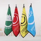 Towel Customize Digital Printing 380gsm Mini Size Sublimation Golf Towel Pocket Golf Towel For Golf Club