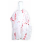 waterproof Black Hairdressing Barber design Hair cutting cape for hair salon