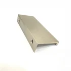 Foshan Factory brush satin color aluminum profile kitchen cabinet furniture edge pull handles