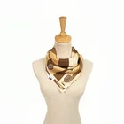high quality italian custom design polyester silk scarf