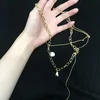 gold shell baroque pearl necklace cowrie dainty delicate chic multilayered necklace 18k gold plated shell pearl disc necklace