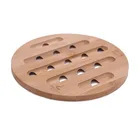 Wholesale round bamboo table mat with hole