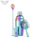 4PCS Stainless Steel Barware Gift Set Cocktail Shaker Kit