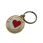 zinc alloy wholesale custom keychain with logo