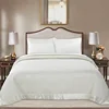 Solid Color Satin Fabric Microfiber Hotel Quilted Bedspread Quilt
