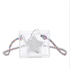 2019 new AliExpress hot selling transparent star beach bag PVC handbags for women rainbow single shoulder bag
