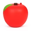 Promotional decompression toy gift fancy design apple shape custom size logo pu foam stress ball