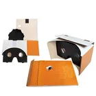 Easy pop-up foldable google cardboard virtual reality vr headsets