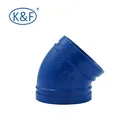 grooved casting ductile iron 45 Elbow and Grooved Fittings