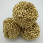 Factory direct sale Pure copper pot cleaning wire brass scourer