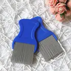 China Factory Price Human Head Hair Anti Lice Nit Louse Tick Flea Removing Cleaning Stainless Steel Teeth Comb